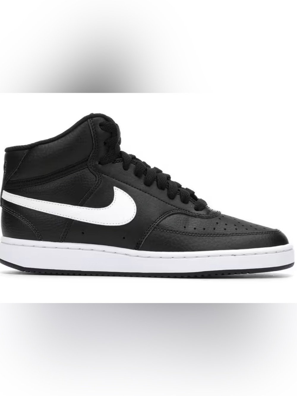 Men’s Nike Black and White High-Top Athletic Sneaker